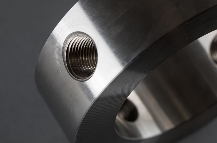 A side view of a bleed ring.