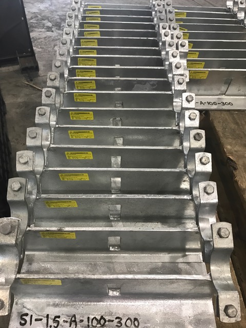 CLAMP ON PIPE SHOES