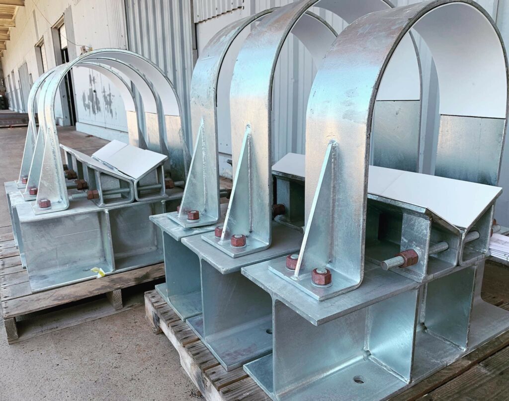 Pipe Hold Downs and Field installed Hold Down Clamps Delta Machine Ironworks